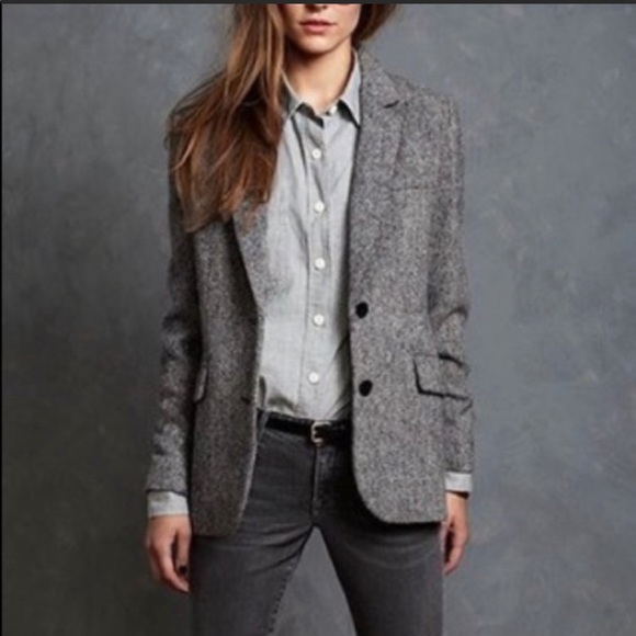 Pendleton Classic Gray 100% Wool Blazer Size 6 - Picture 8 of 8